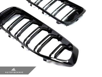 AutoTecknic Dual-Slats Gloss Black Front Grille Set - G29 Z4 - 2