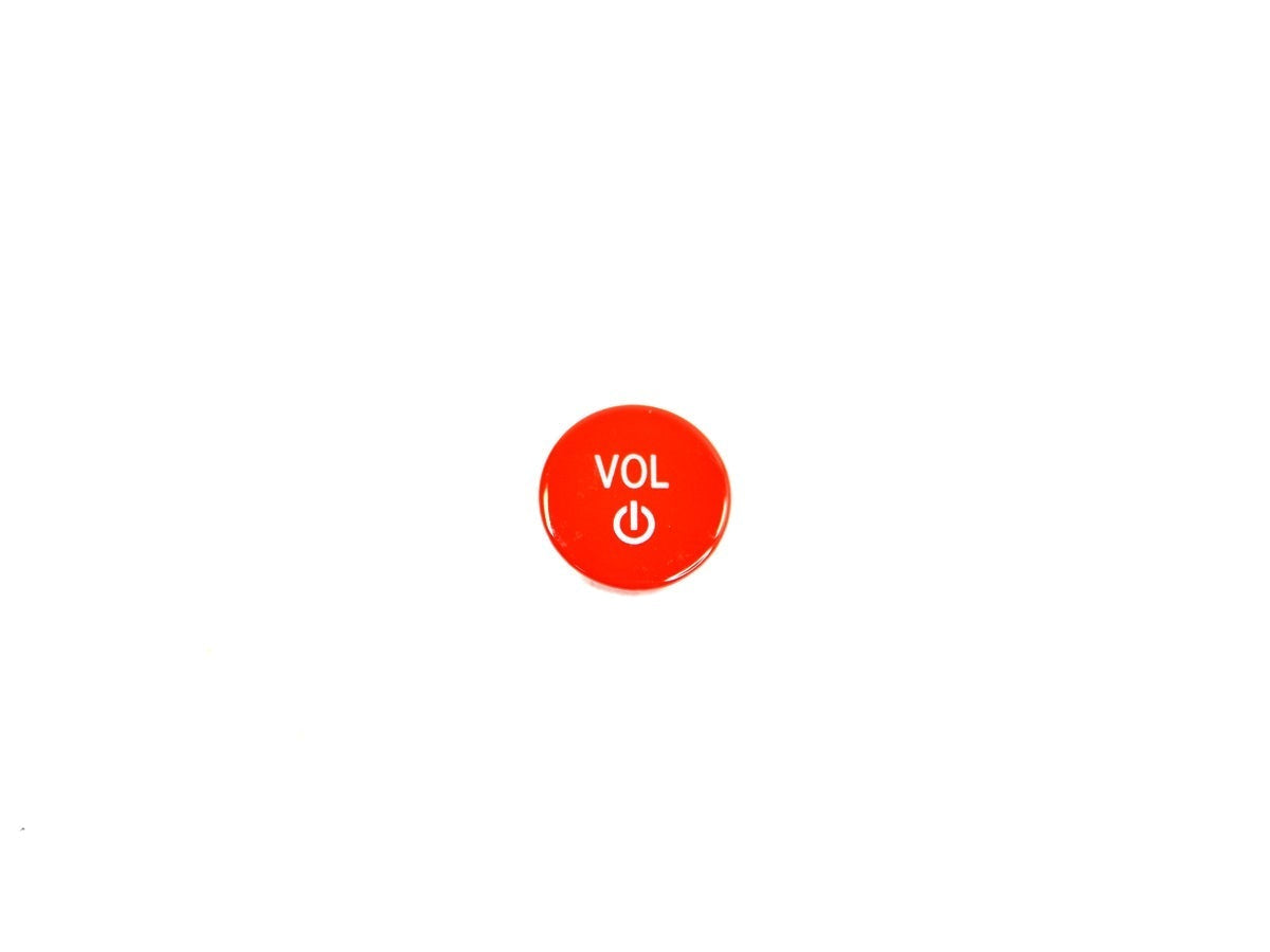 AutoTecknic Bright レッド Audio Volume Button - G22/ G23/ G26 4-シリーズ