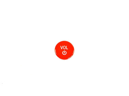 AutoTecknic Bright レッド Audio Volume Button - G22/ G23/ G26 4-シリーズ