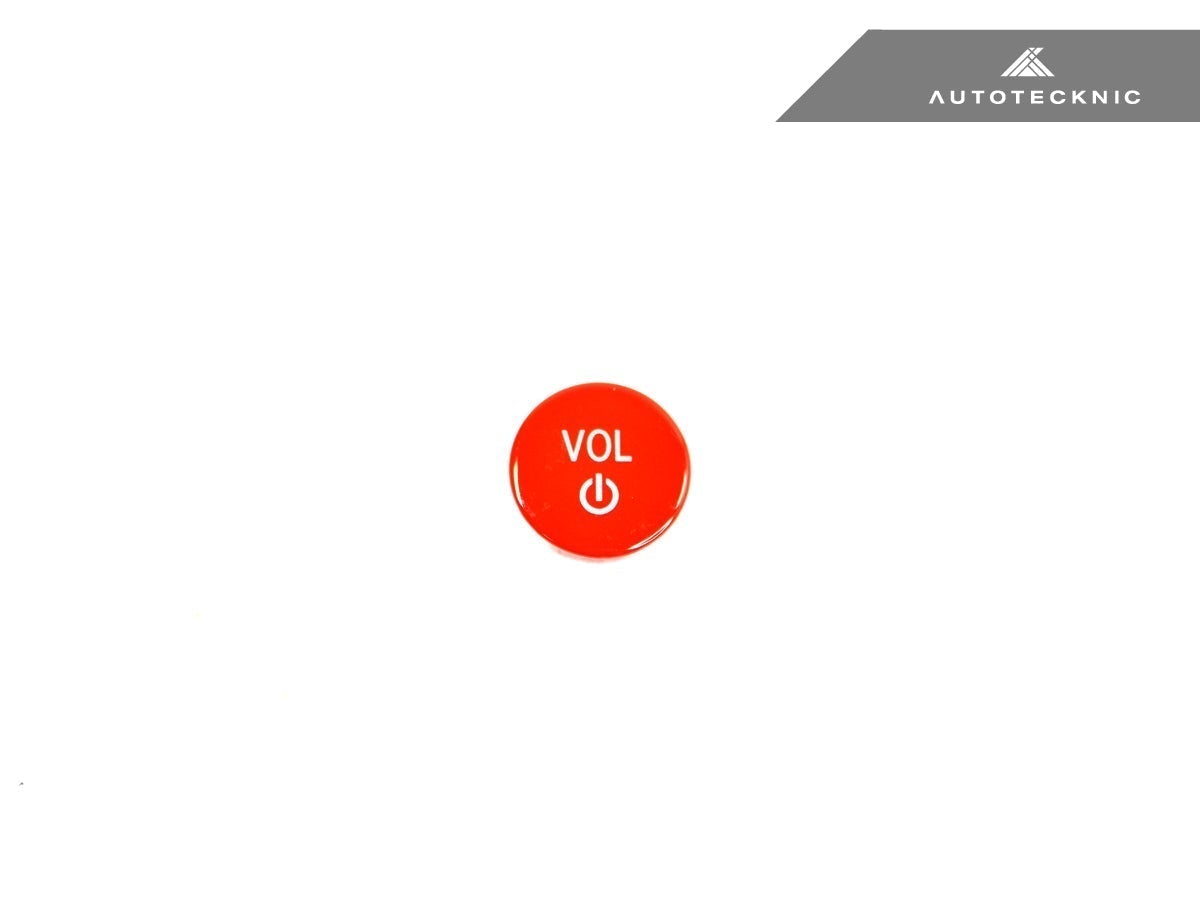 Botón de volumen de audio rojo brillante de AutoTecknic - G01 X3 | G02 X4 LCI