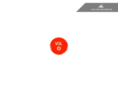 AutoTecknic Bright Red Audio Volume Button - F90 M5