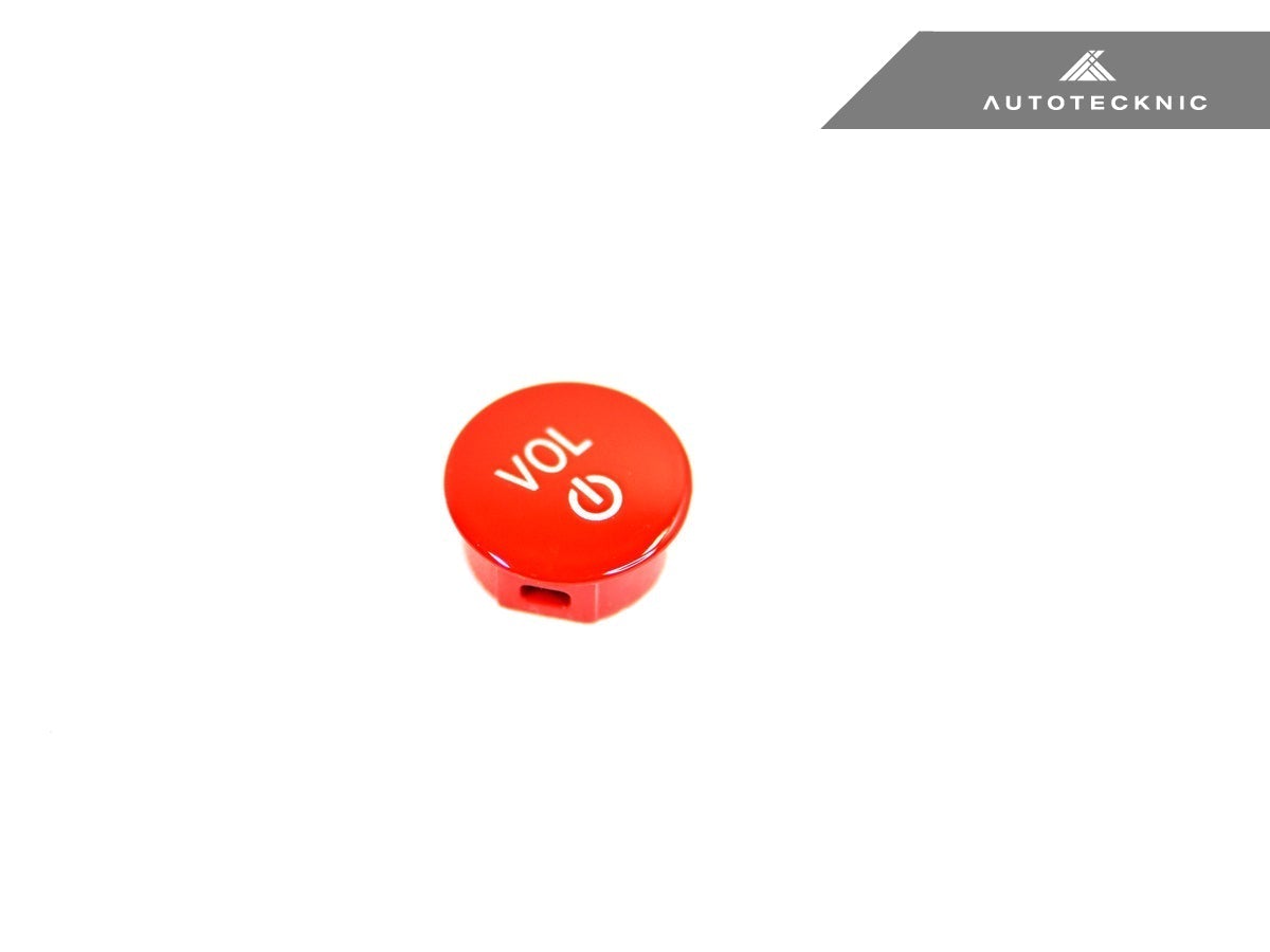 AutoTecknic Bright Red Audio Volume Button - F90 M5
