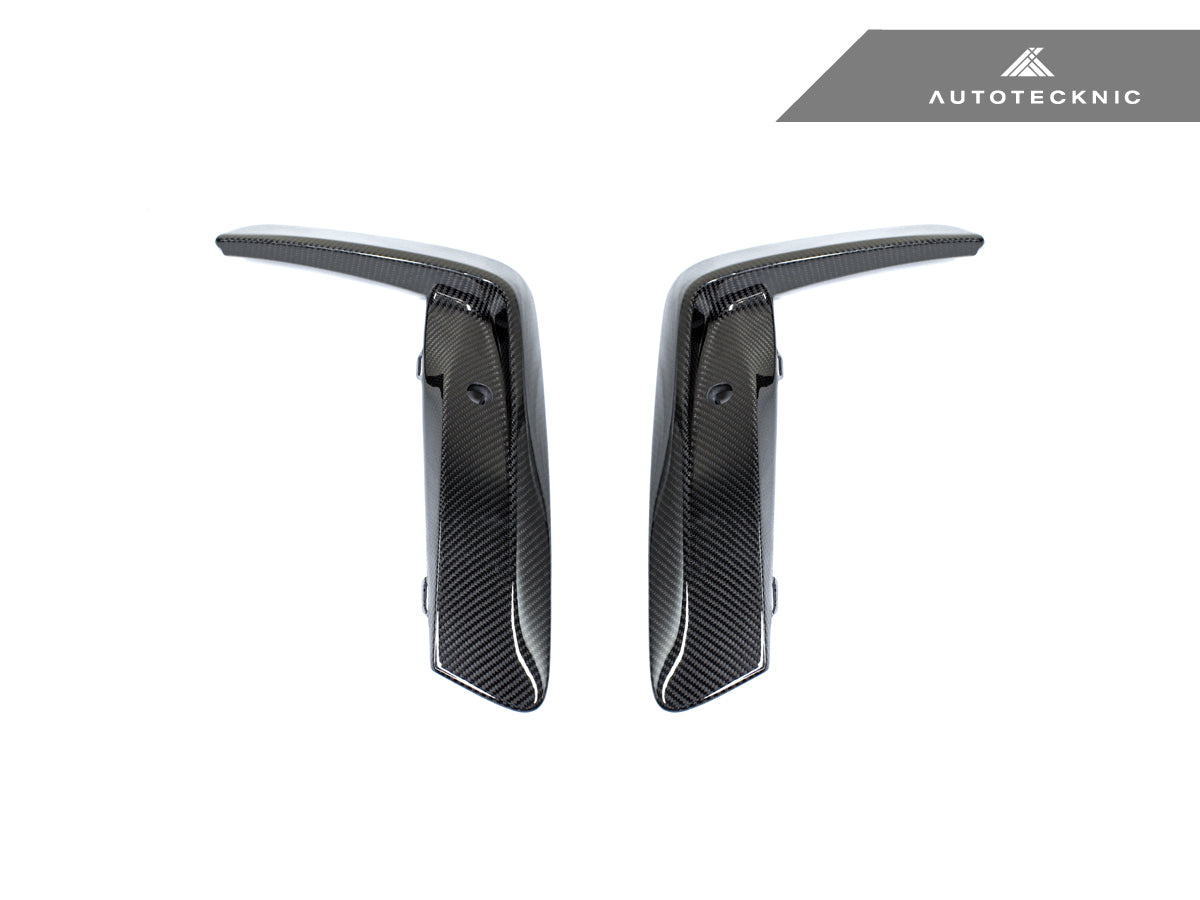Juego de molduras de parachoques de carbono seco de alto rendimiento AutoTecknic - F9X M8