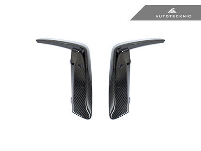 Juego de molduras de parachoques de carbono seco de alto rendimiento AutoTecknic - F9X M8