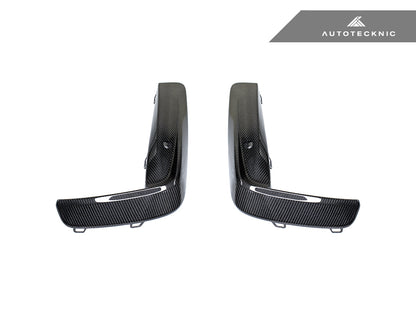 Juego de molduras de parachoques de carbono seco de alto rendimiento AutoTecknic - F9X M8