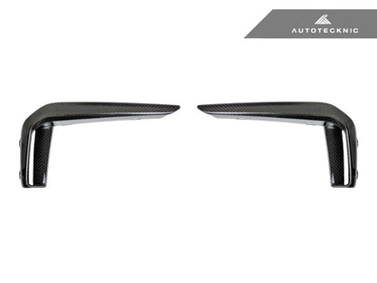 Moldura de parachoques delantero de carbono seco AutoTecknic - Serie 5 G30 M-Sport