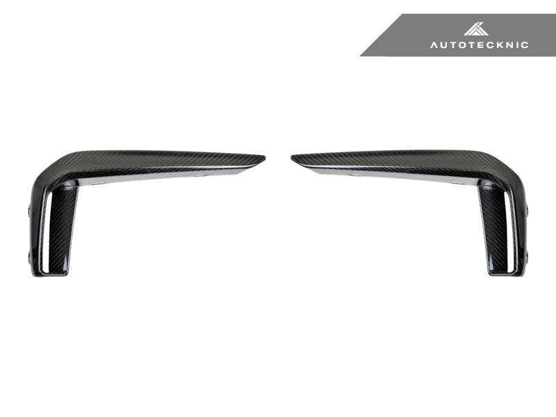 Moldura de parachoques delantero de carbono seco AutoTecknic - Serie 5 G30 M-Sport