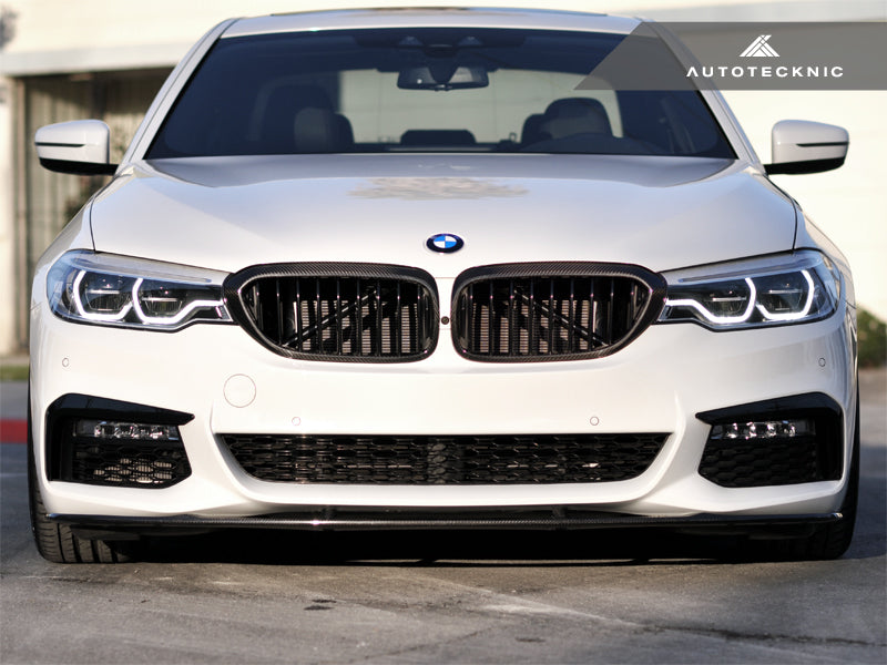 AutoTecknic Dry Carbon Fiber Front Grille Covers - G30 5-Series (ATK-BM-0252)