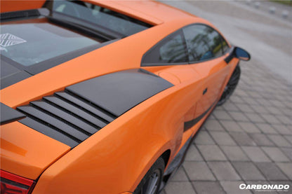 Carbonado OEM Style Carbon Fiber Heat Extract | 2004-2008 Lamborghini Gallardo Coupe, Gallardo SE, Superleggera