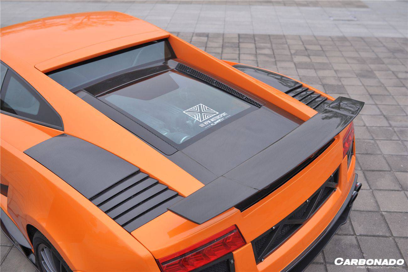 Carbonado OEM Style Carbon Fiber Heat Extract | 2004-2008 Lamborghini Gallardo Coupe, Gallardo SE, Superleggera