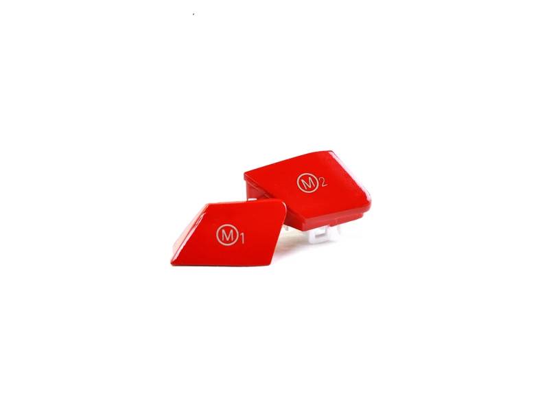 Juego de botones AutoTecknic rojo brillante M1/M2 - F85 X5M | F86 X6M