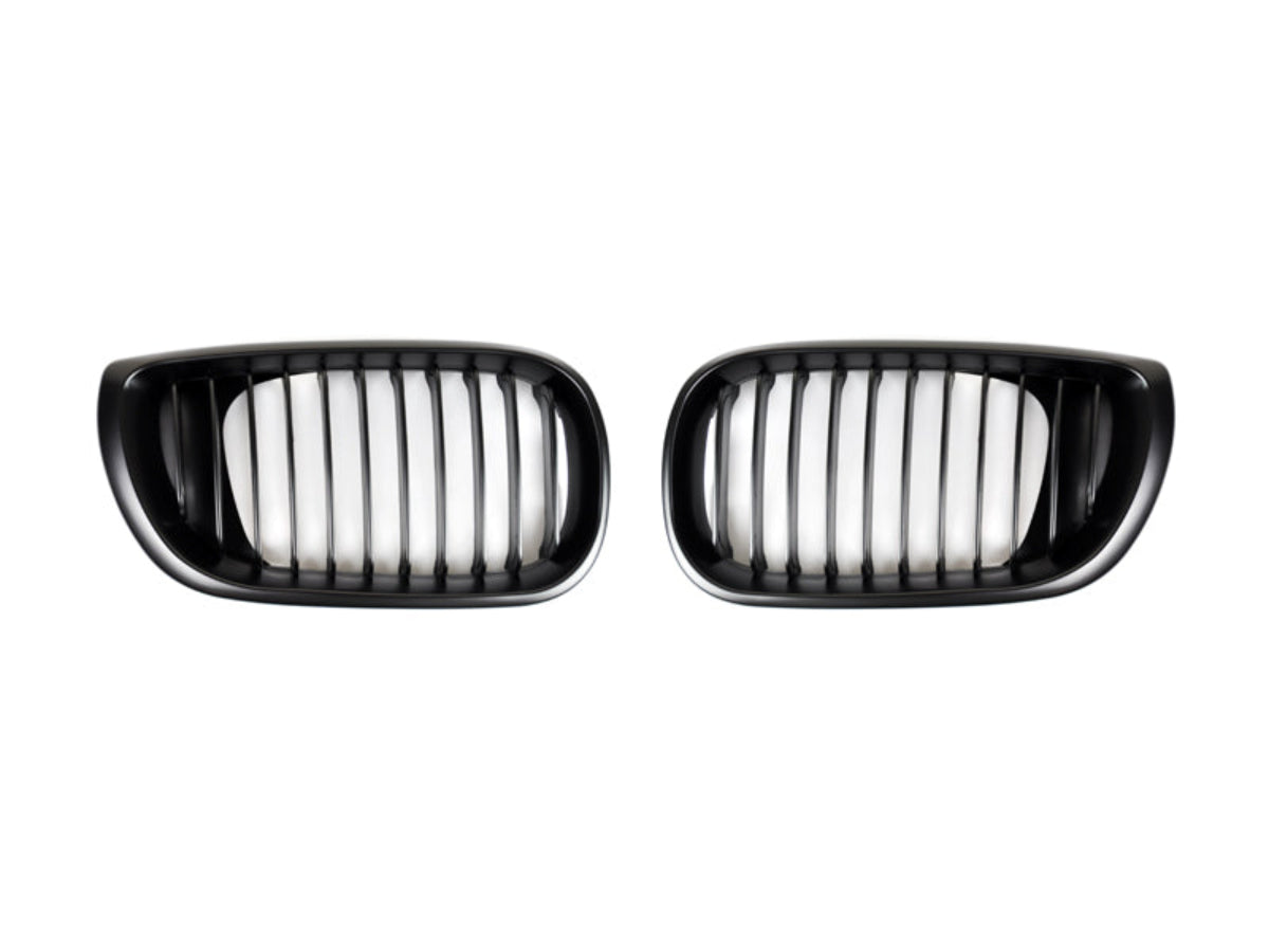AutoTecknic Stealth Black Front Grille Set - E46 3-Series LCI Sedan (2002-2005)