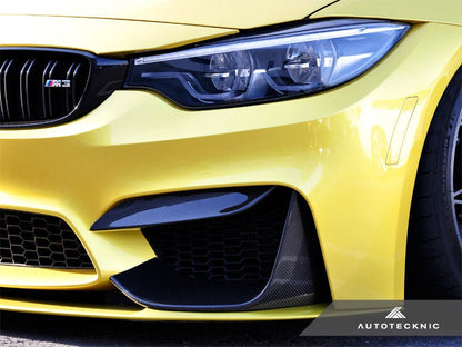 Molduras de parachoques de alto rendimiento de carbono seco AutoTecknic - F80 M3 | F82/ F83 M4