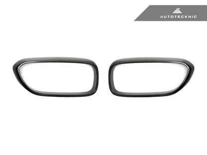 AutoTecknic Carbon Fiber Front Grille Surround Set - F90 M5