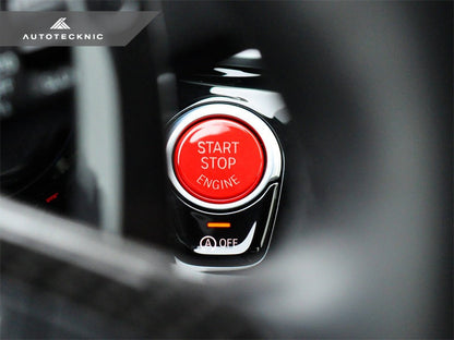 Botón de arranque y parada rojo brillante de AutoTecknic - A90 Supra 2020 en adelante