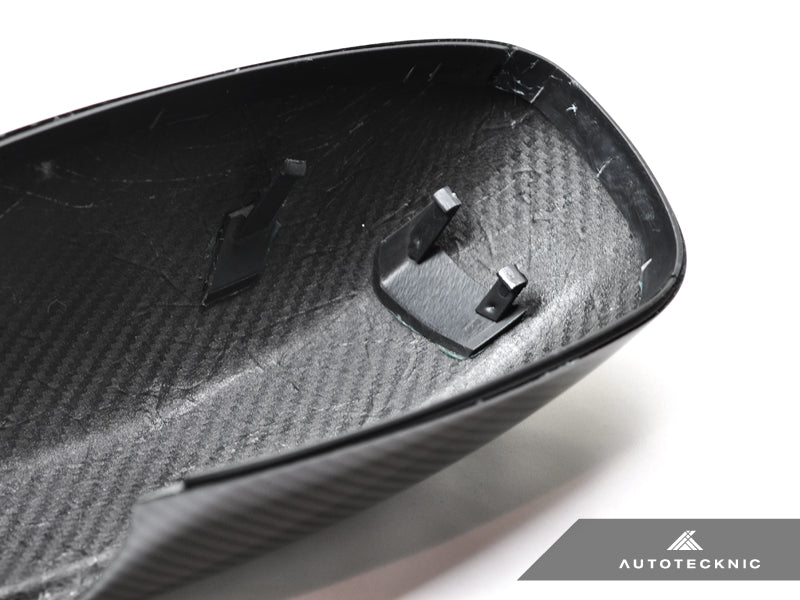 Cubiertas de repuesto de carbono seco para espejos retrovisores AutoTecknic - Dodge Charger 2011-2019