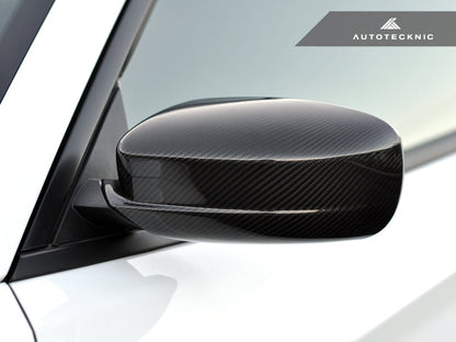 Cubiertas de repuesto de carbono seco para espejos retrovisores AutoTecknic - Dodge Charger 2011-2019
