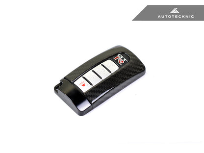 Estuche de carbono seco para llave remota AutoTecknic - Nissan/Infiniti