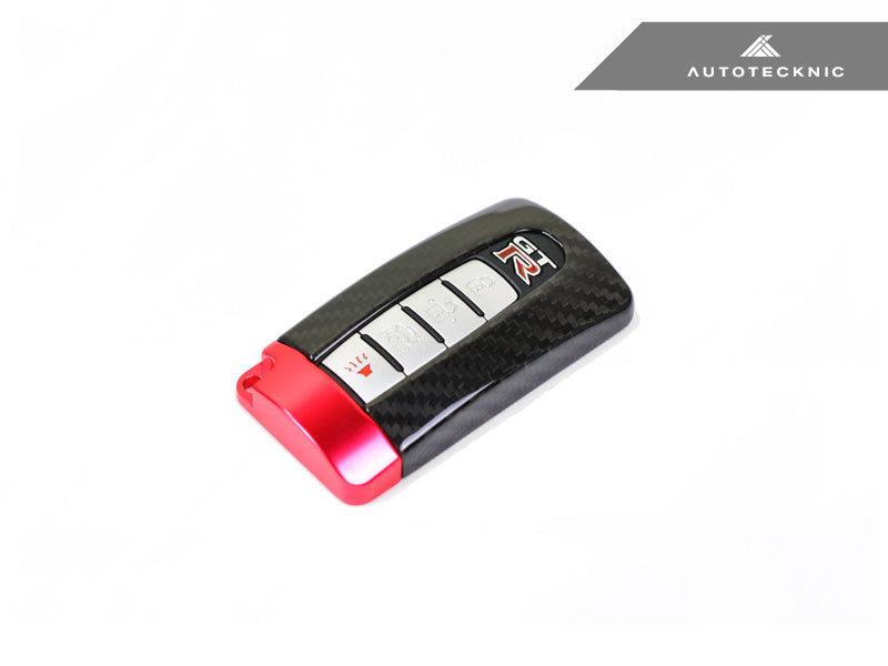 Estuche de carbono seco para llave remota AutoTecknic - Nissan/Infiniti