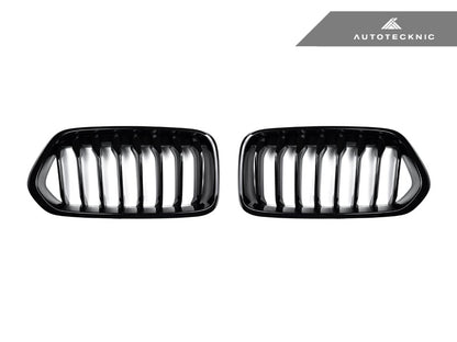 AutoTecknic Gloss Black Front Grille Set - F39 X2 - 1