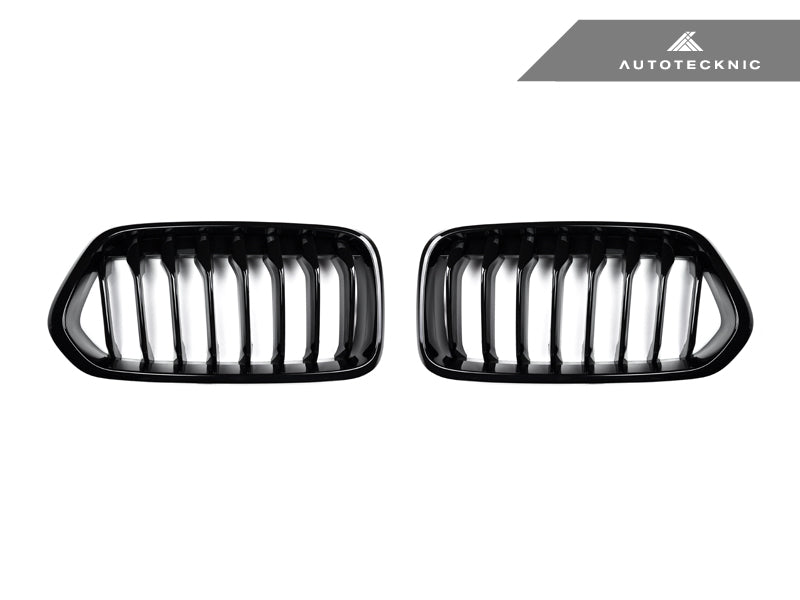 AutoTecknic Gloss Black Front Grille Set - F39 X2 - 1