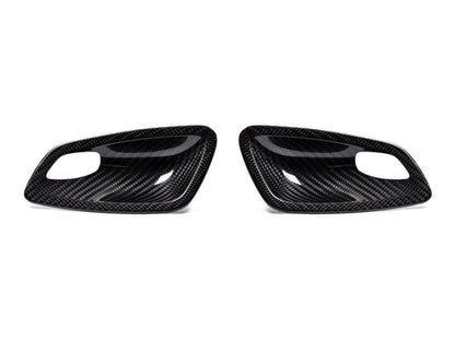 Molduras interiores de carbono seco para manijas de puertas AutoTecknic - Serie 3 E92 y M3 | Serie 3 E93 y M3