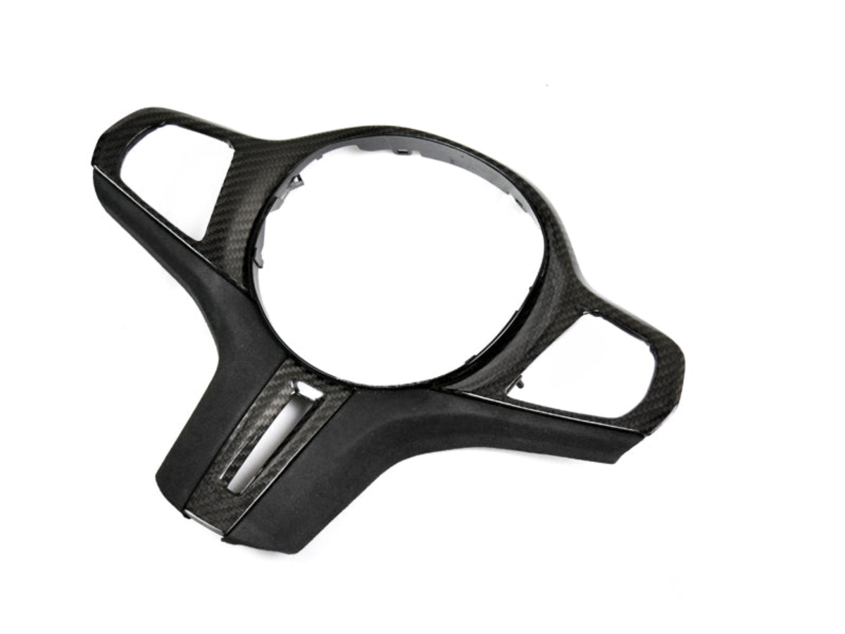 Moldura de volante de carbono Alcantara de AutoTecknic - Serie 8 G14/G15/G16