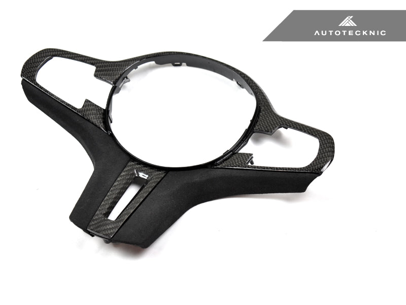 Moldura de volante de carbono Alcantara de AutoTecknic - F90 M5 2018-2019
