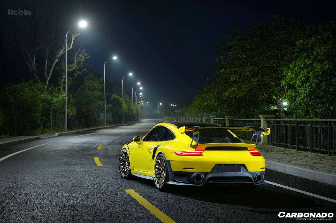 Carbonado 2012-2015 Porsche 911 991.1 Carrera S GT2RS Style Rear Bumper (Need Change 991.2 Tailight)