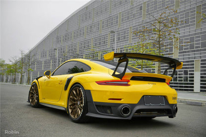 Carbonado 2012-2015 Porsche 911 991.1 Carrera S GT2RS Style Rear Bumper (Need Change 991.2 Tailight)