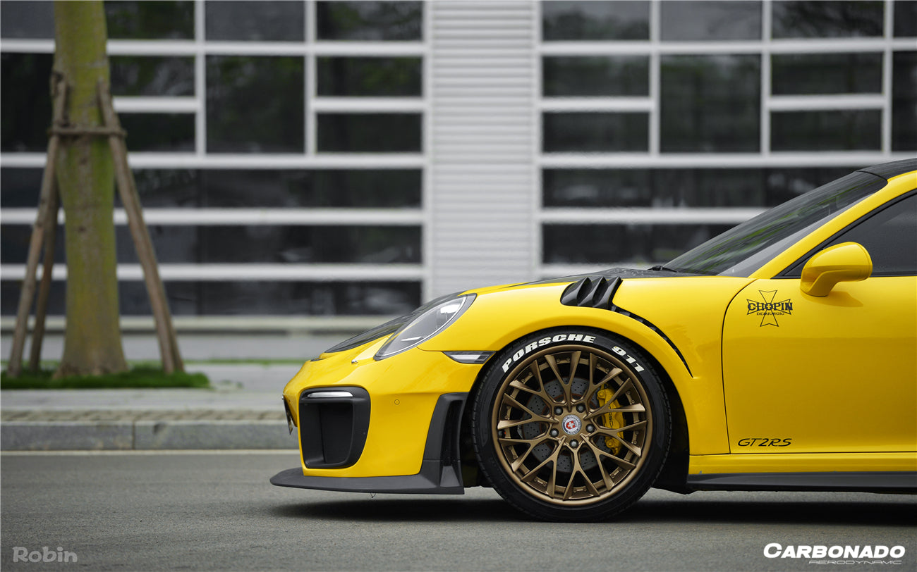 Parachoques delantero estilo Porsche 911 991.1 Carrera Targa S 4 4s GT3 Convertible Carbonado 2012-2015
