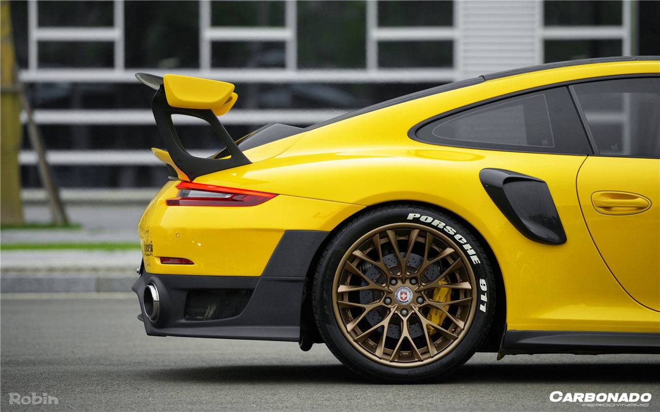 Alerón de maletero estilo Porsche 911 991.1 Carrera S 4 4s GT2RS Carbonado 2012-2015