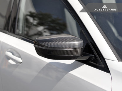 AutoTecknic Replacement Version II Dry Carbon Mirror Covers - G30 5-Series | G32 6-Series GT | G11 7-Series