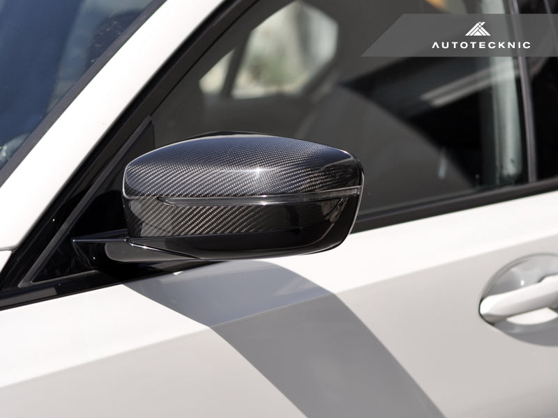 AutoTecknic Replacement Version II Dry Carbon Mirror Covers - G30 5-Series | G32 6-Series GT | G11 7-Series