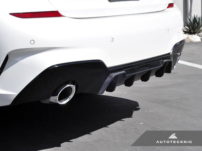 AutoTecknic Dry Carbon Extended-Fin Competition Rear Diffuser - G20 3-Series (ATK-BM-0353)