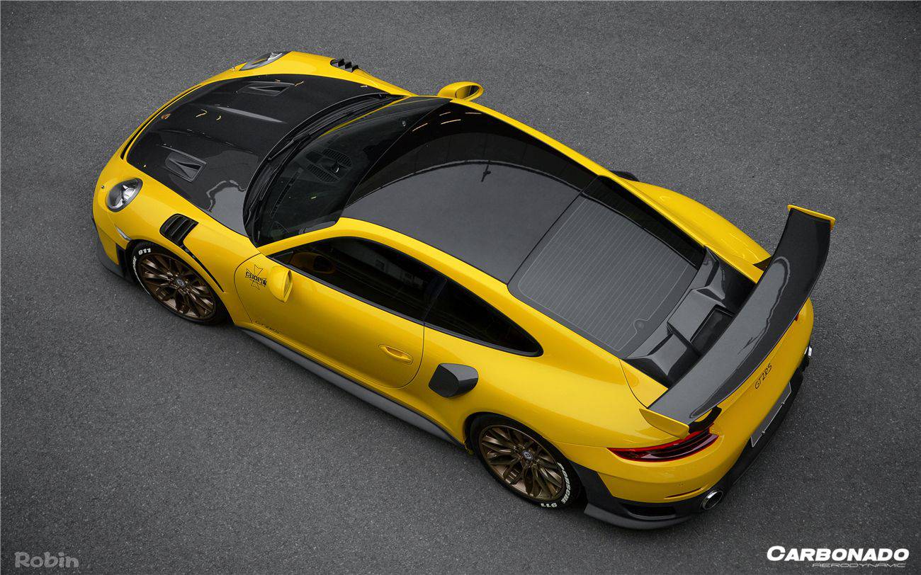 Carbonado 2012-2019 Porsche 911 991.1  991.2 Carrera  S GT2RS Style Carbon Fiber Quarter Panel Side Scoops