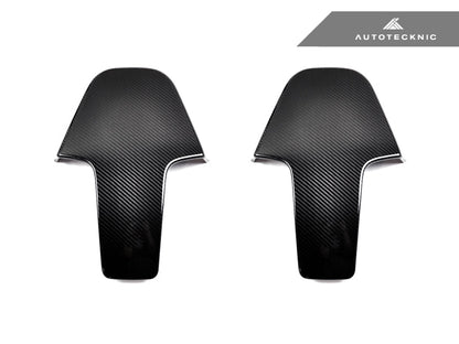 Juego de fundas de asiento de carbono seco AutoTecknic para respaldo - F91/ F92/ F93 M8