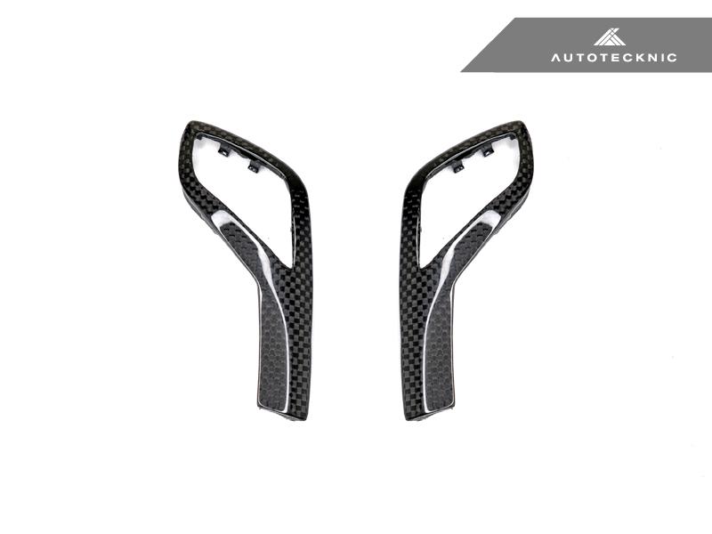 Molduras laterales de fibra de carbono para el selector de marchas AutoTecknic - Serie 2 G42 Coupé