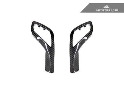 AutoTecknic Carbon Fiber Gear Selector Side Trims - G01 X3 LCI | G02 X4 LCI - 2