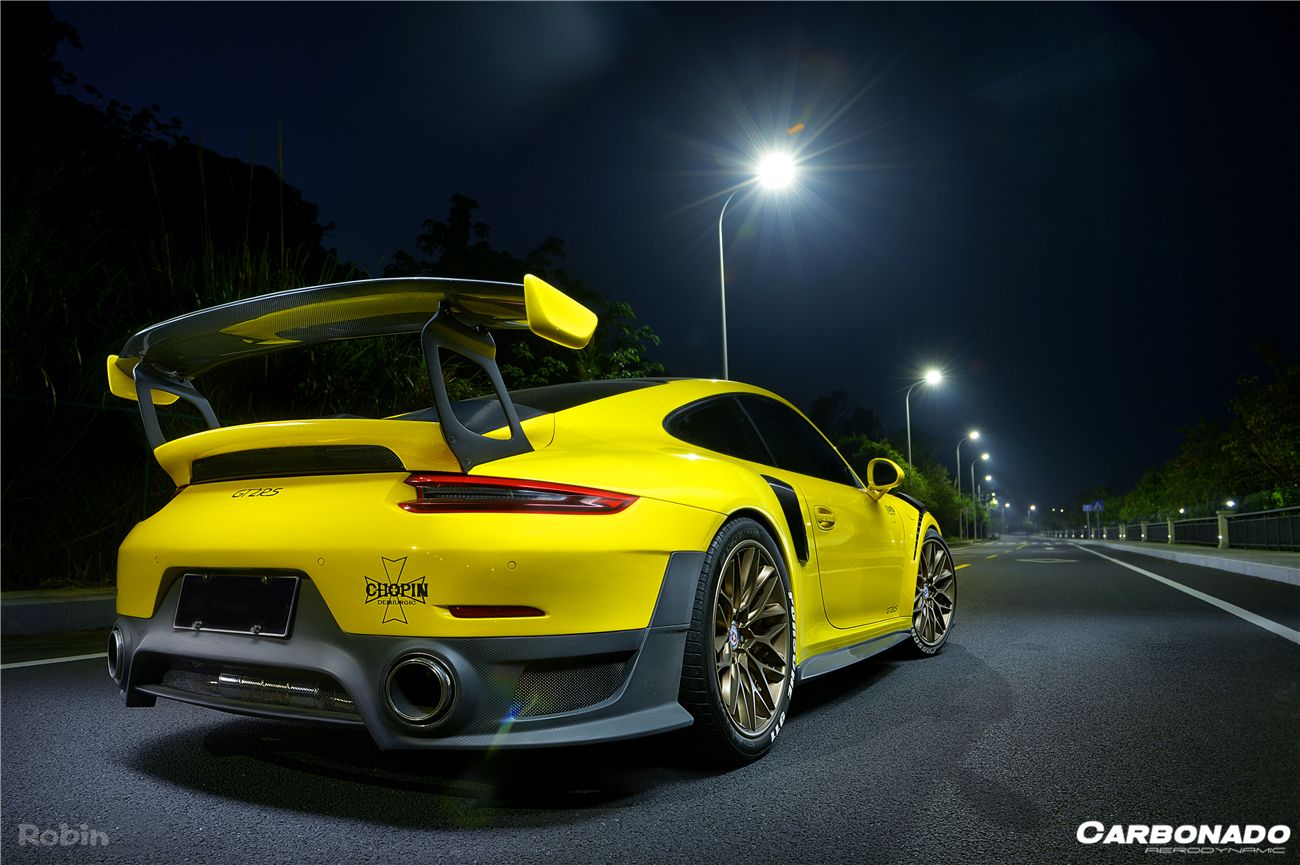 Carbonado 2012-2015 Porsche 911 991.1 Carrera S GT2RS Style Rear Bumper (Need Change 991.2 Tailight)