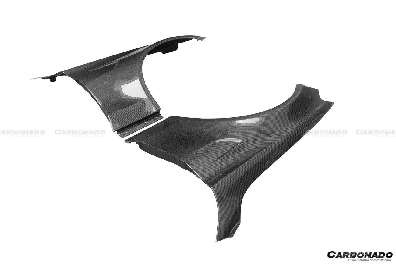 Guardabarros de fibra de carbono para Mercedes Benz W205 C63S AMG Sedán Carbonado 2015-2021