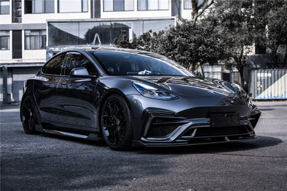 DarwinPRO IMP Performance Carbon Fiber Side Skirts Under Board | 2017-2021 Tesla Model 3
