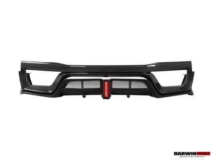 Difusor trasero de fibra de carbono DarwinPRO 2017-2023 Nissan GTR R35 EBA BKSS