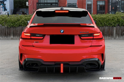 DarwinPRO 2019-2022 BMW 3 Series G20  G28 BKSS Style Carbon Fiber Rear Diffuser