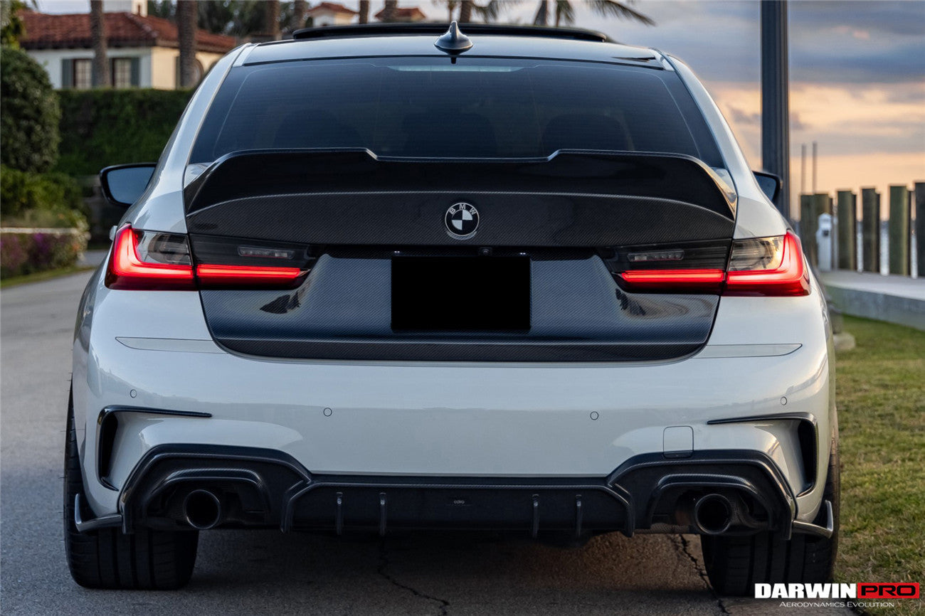 Maletero de fibra de carbono DarwinPRO 2019-2024 BMW M3 G80 G20 Serie 3 estilo BKSS