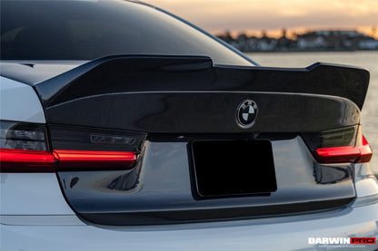 Maletero de fibra de carbono DarwinPRO 2019-2024 BMW M3 G80 G20 Serie 3 estilo BKSS