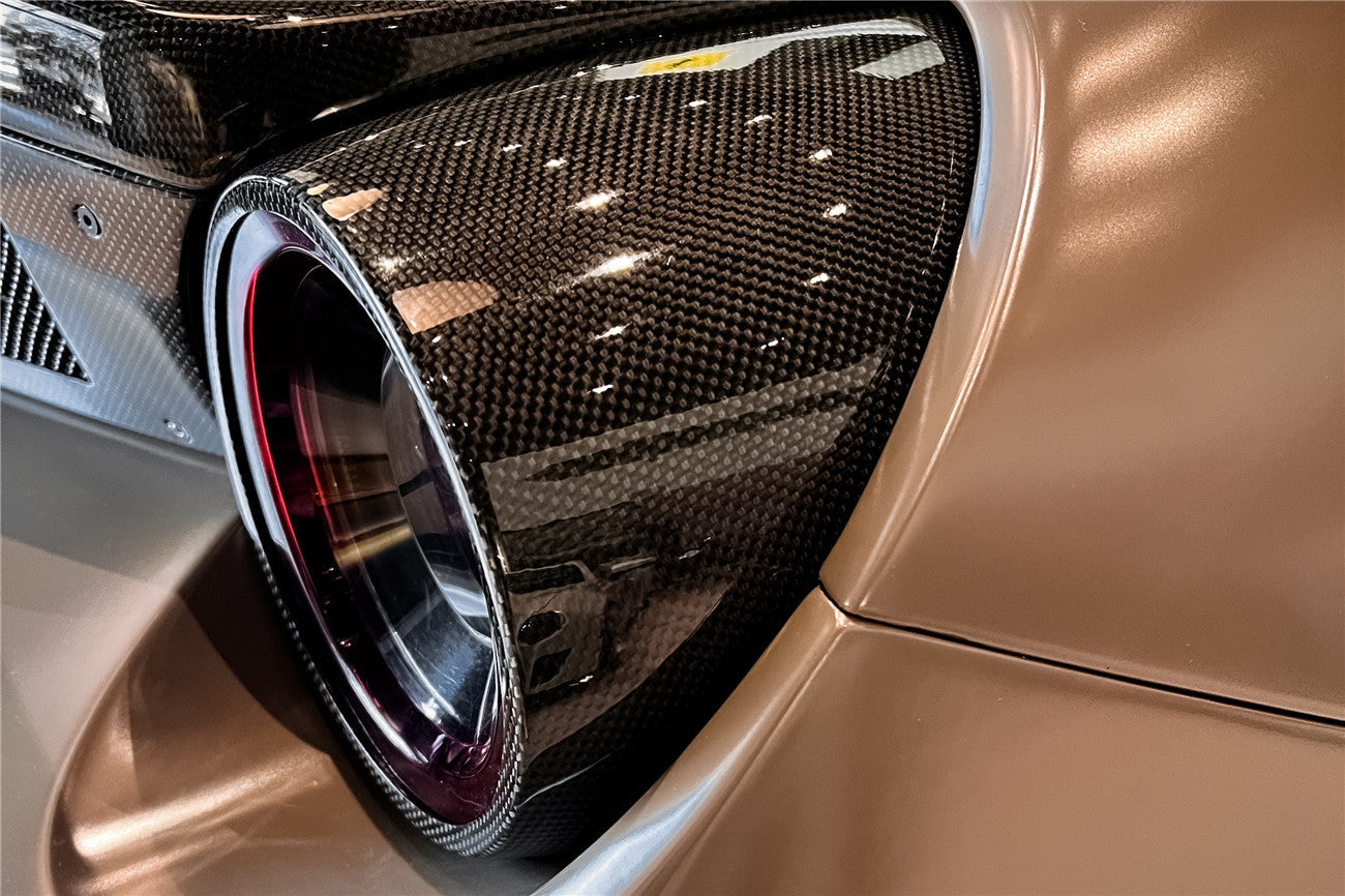 DarwinPRO 2015-2020 Ferrari 488 GTB & Spider BKSS Style Tail Light Covers