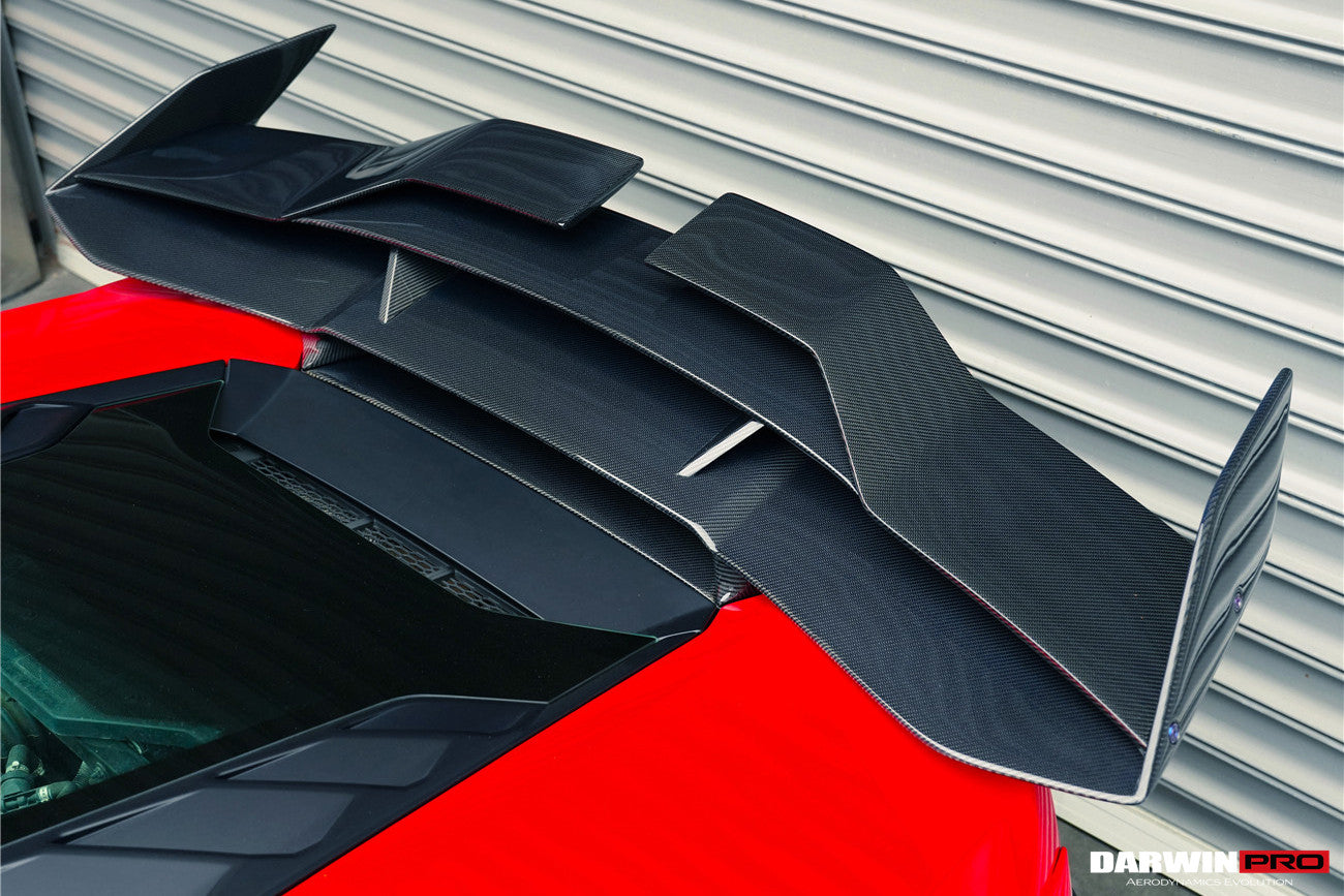 Alerón estilo DarwinPRO para Lamborghini Huracan LP610, LP580, EVO y Tecnica BKSSII (2015-2025)