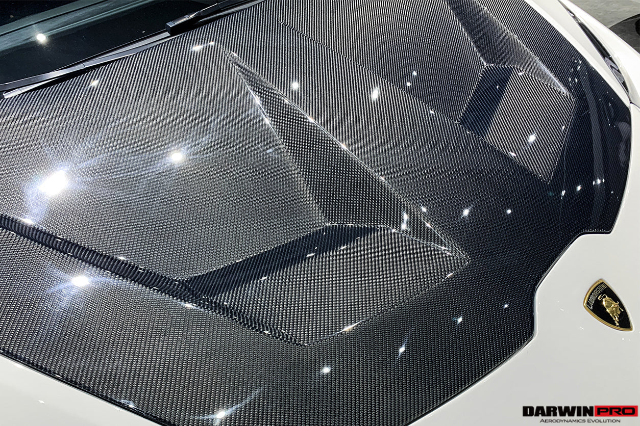 Capó de fibra de carbono DarwinPRO 2015-2025 Lamborghini Huracan LP610, LP580, EVO y Tecnica BKSS