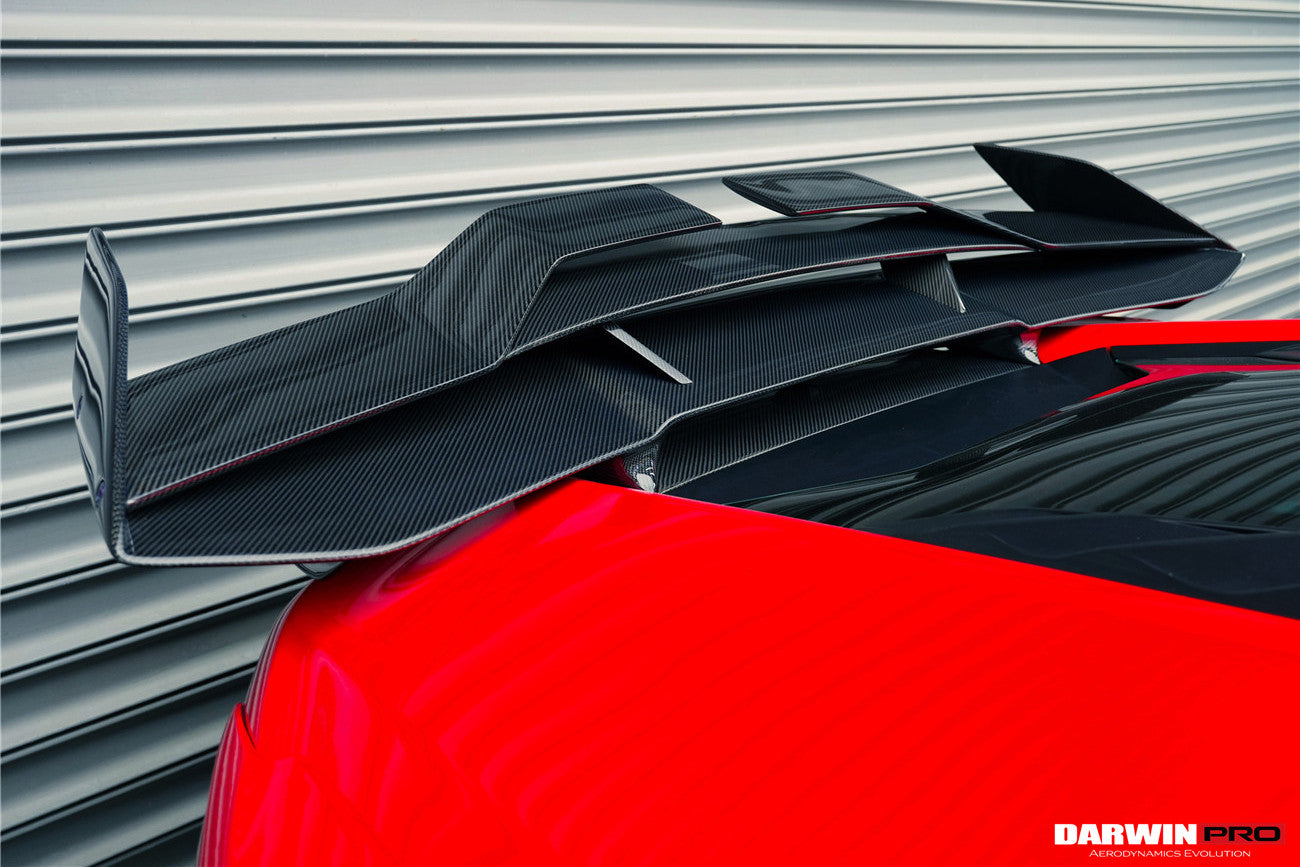 Alerón estilo DarwinPRO para Lamborghini Huracan LP610, LP580, EVO y Tecnica BKSSII (2015-2025)